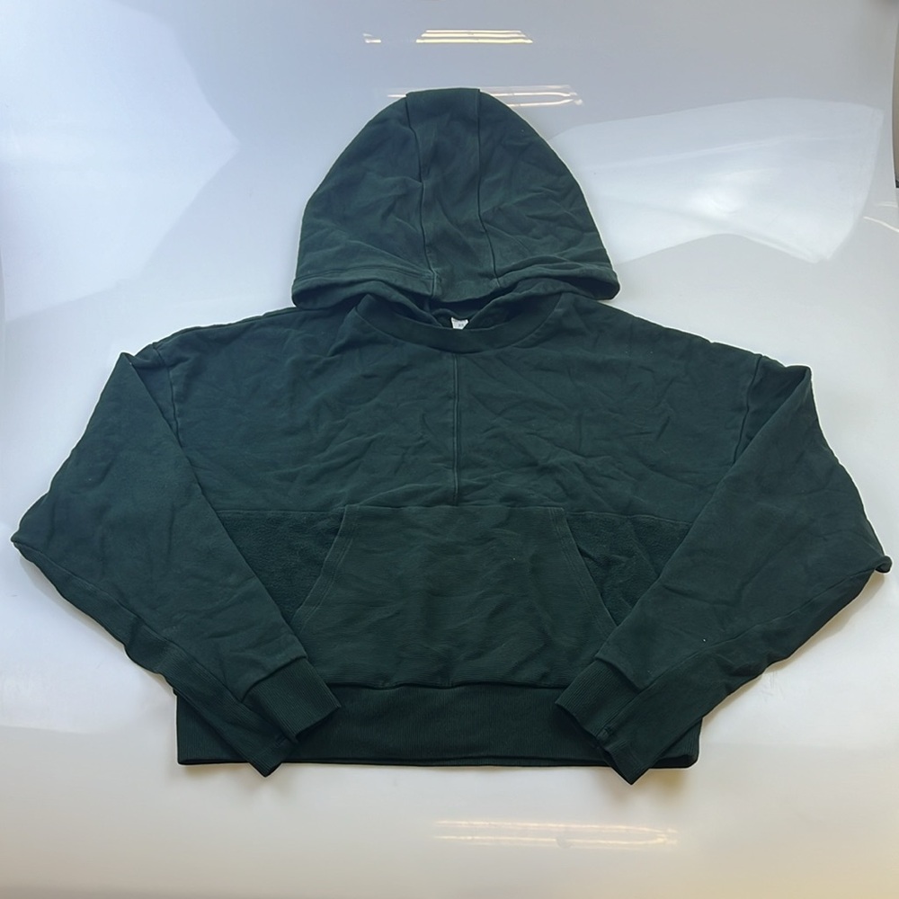 Alo Yoga Green Pullover Hoodie N278-36